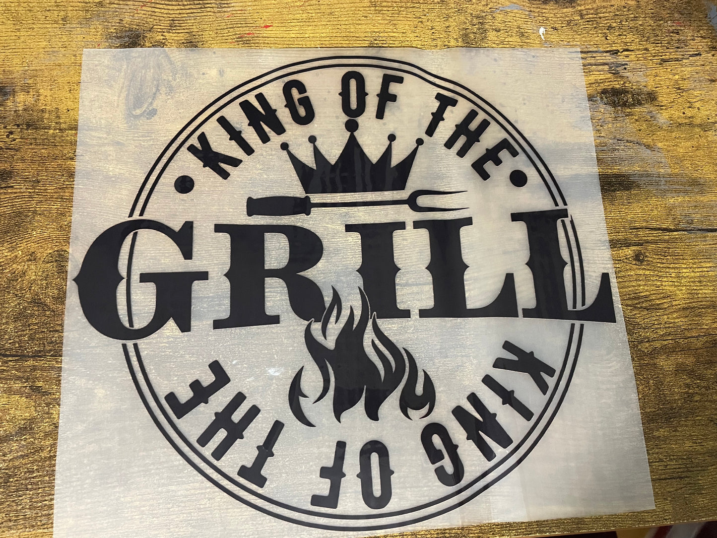 King of the GRILL Adult DTF