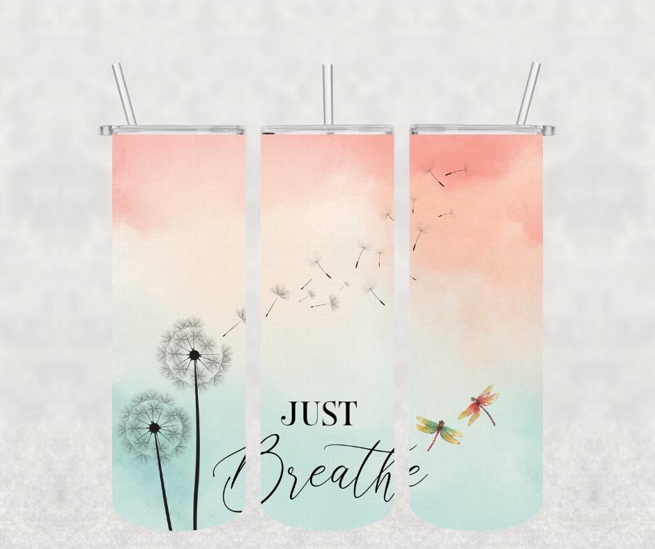 Just Breathe Tumbler