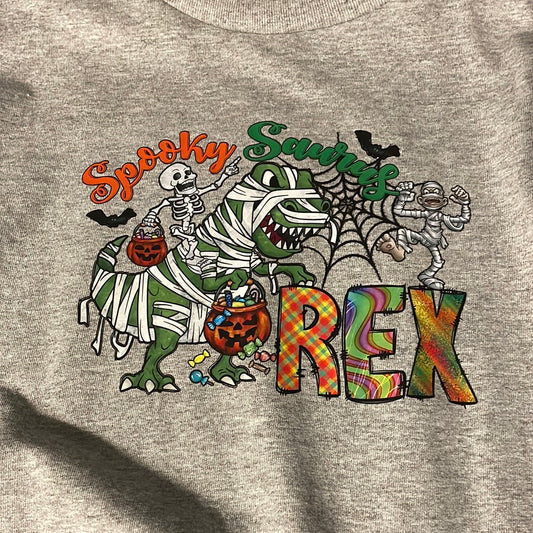 Youth M Spooky Rex T-Shirt