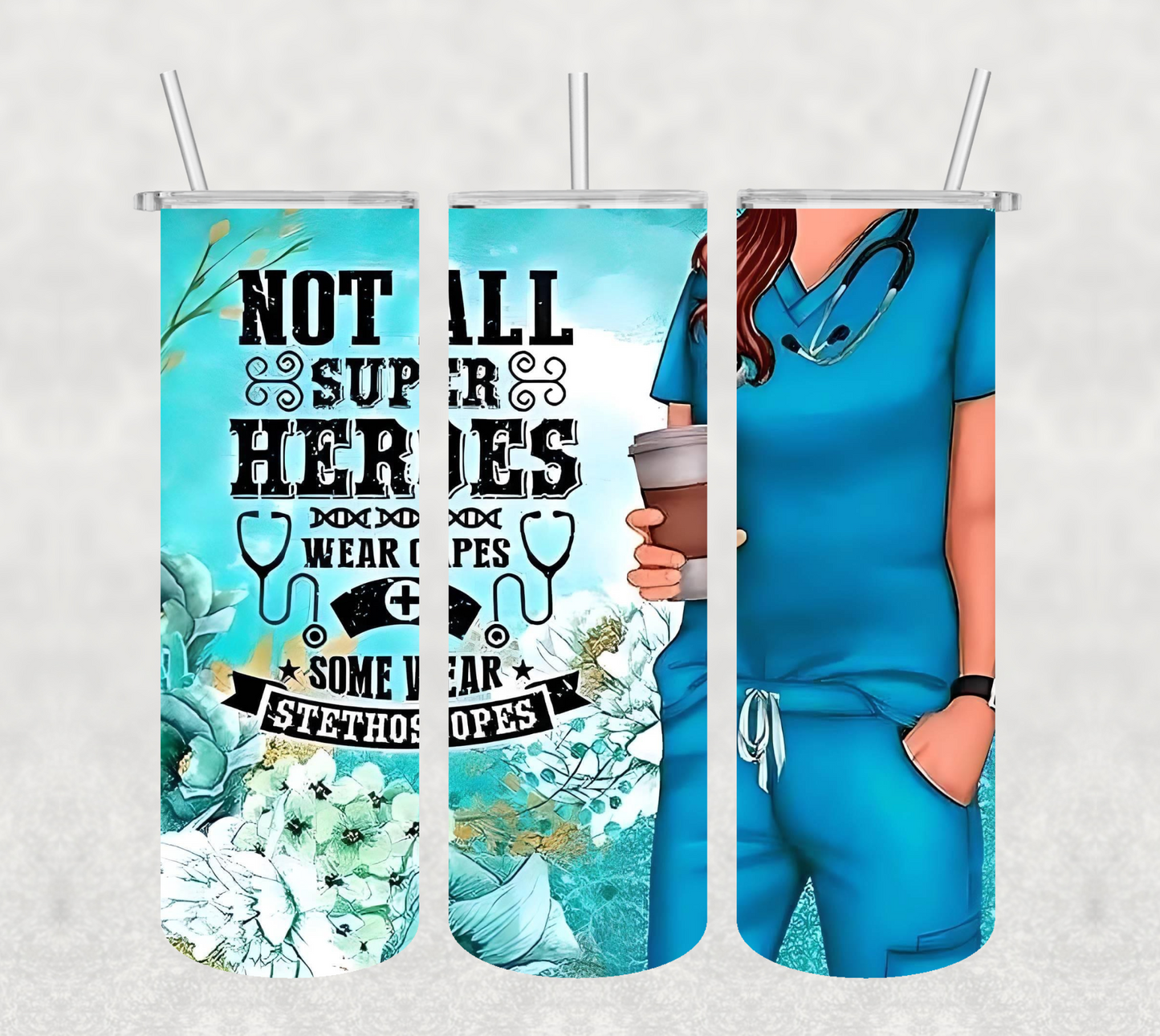 Blue Nurse Tumbler