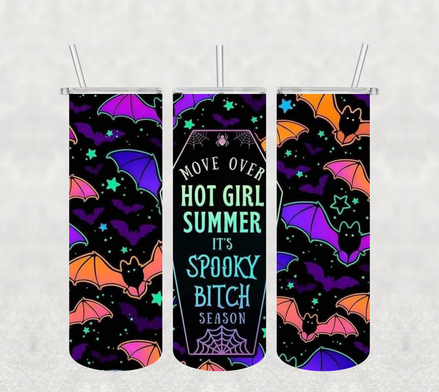 Bats Spooky Tumbler