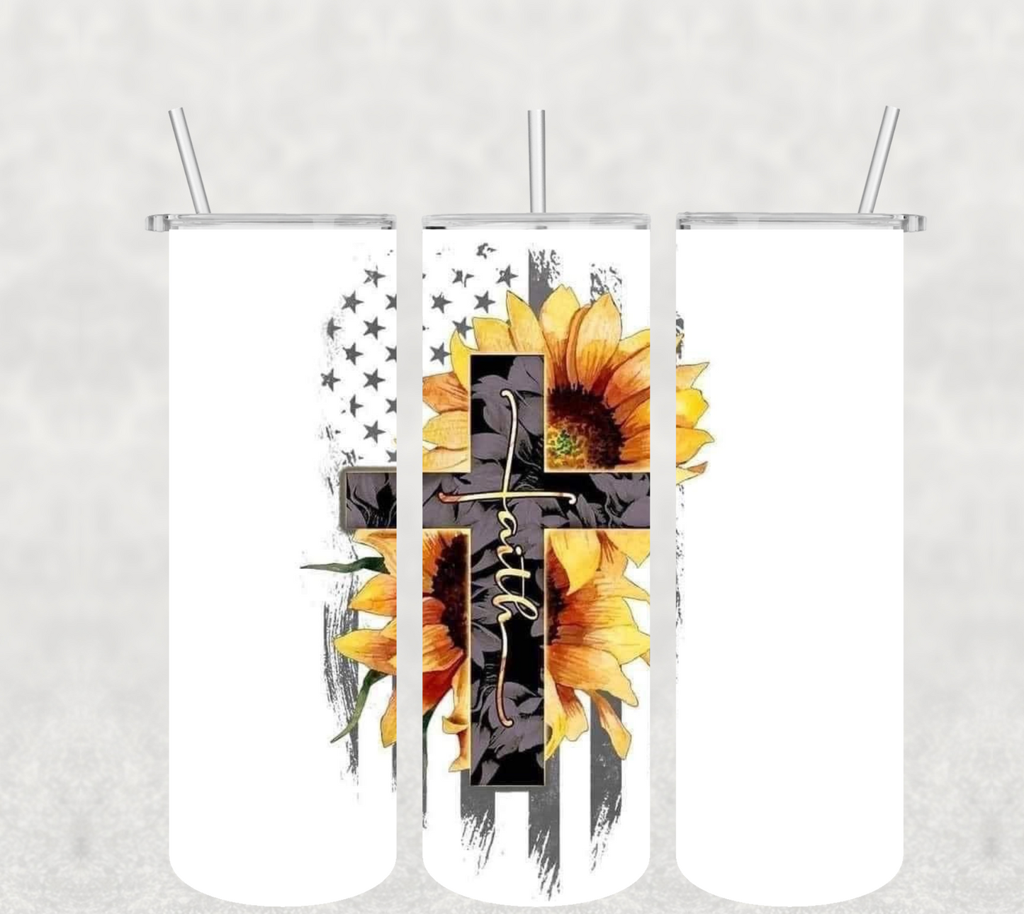 Sunflower Faith Tumbler