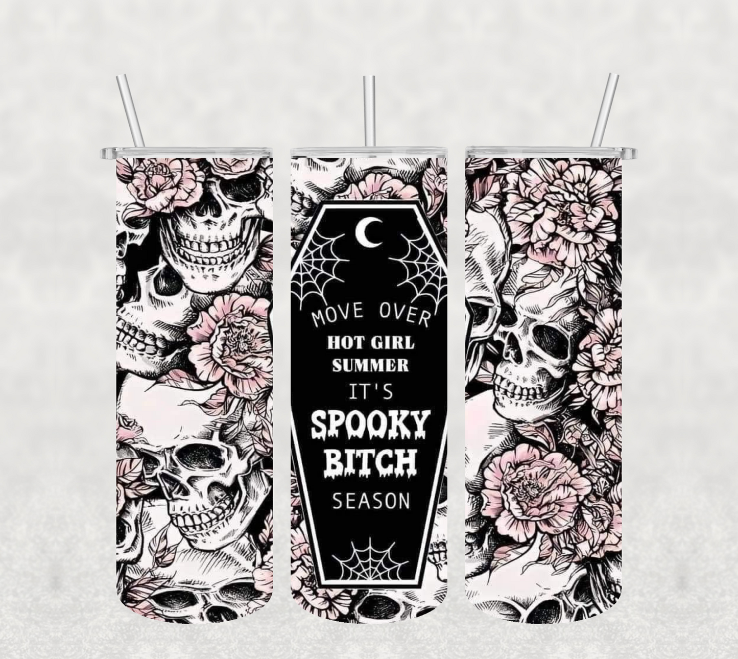 Skull Spooky Tumbler