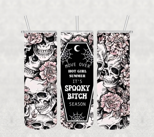 Skull Spooky Tumbler