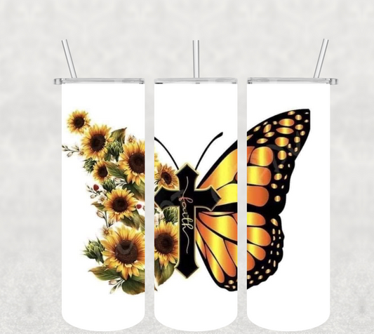 Butterfly Faith Tumbler