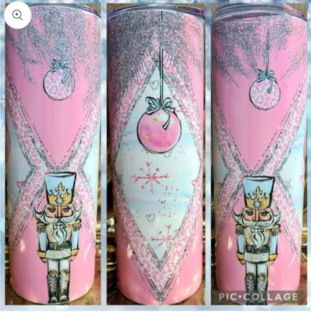 Pink Nutcracker Tumbler